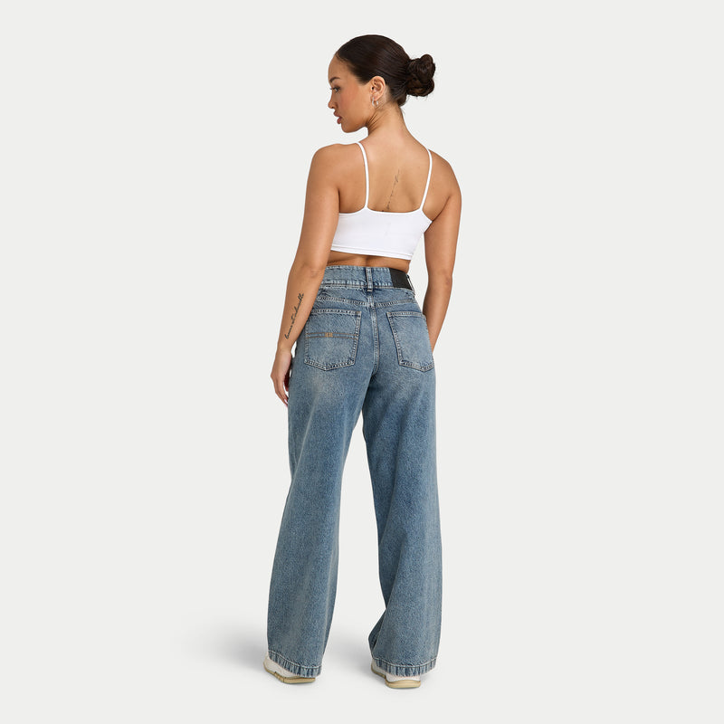 Womens Wide Leg Denim Jean