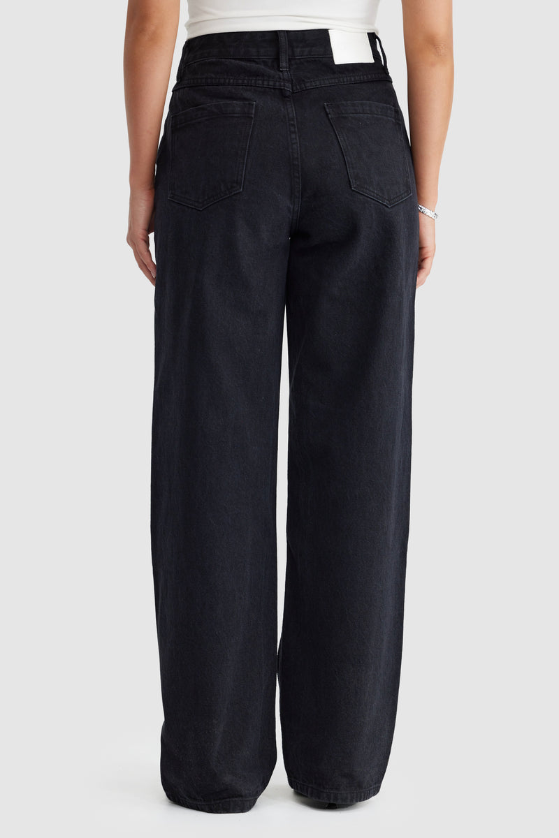 Willow Denim Relaxed Jean Washed Black
