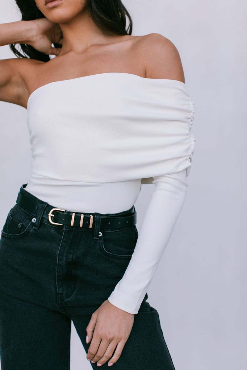 Rachel Jeans - Black Washed Denim