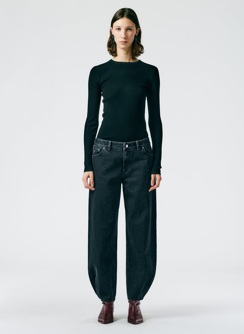 Black Denim Brancusi Jean - Long
