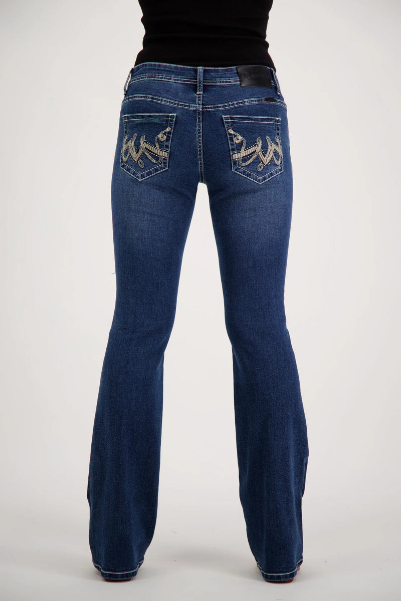 Eliza Bootcut Premium Stretch Denim Bling Jeans