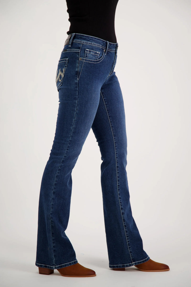 Eliza Bootcut Premium Stretch Denim Bling Jeans