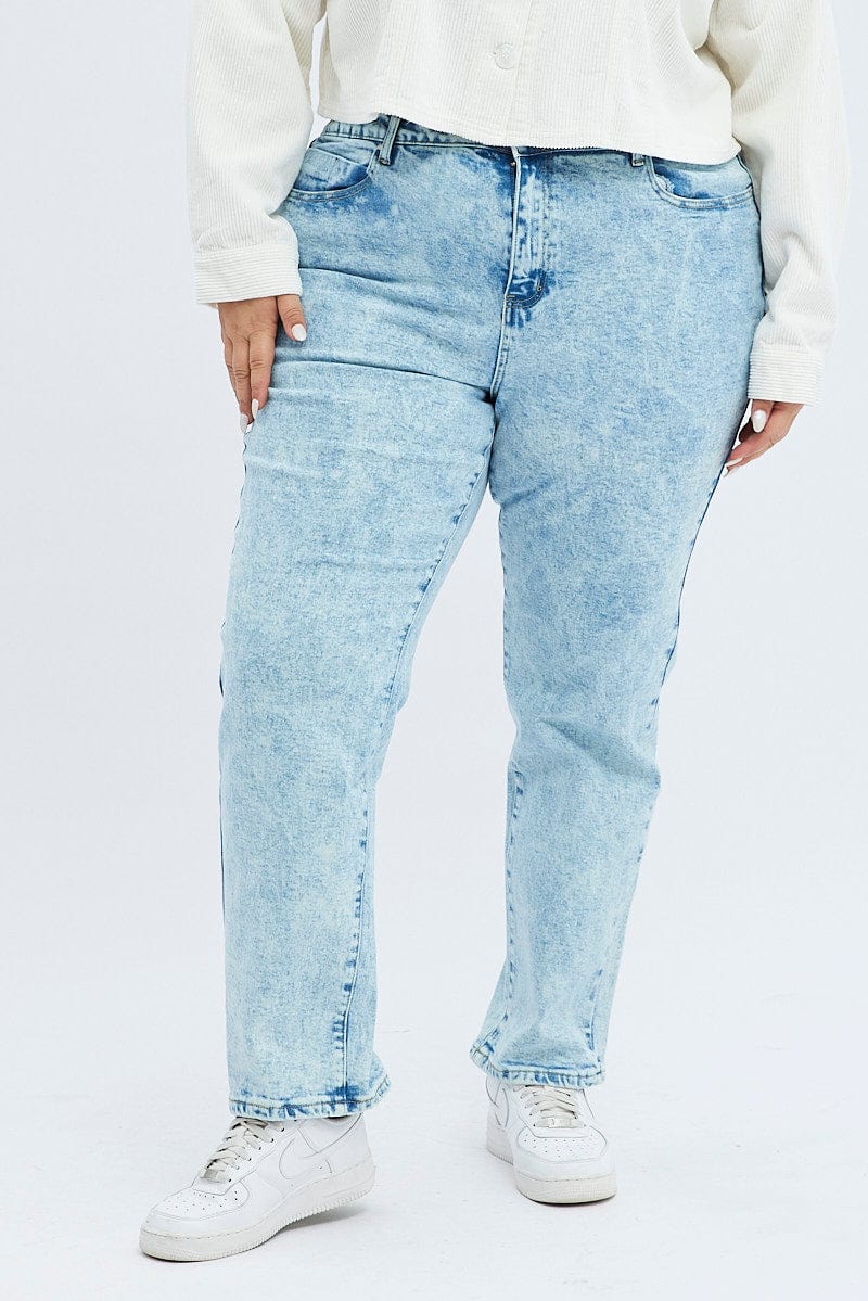 Denim Mom Denim Jeans High Rise