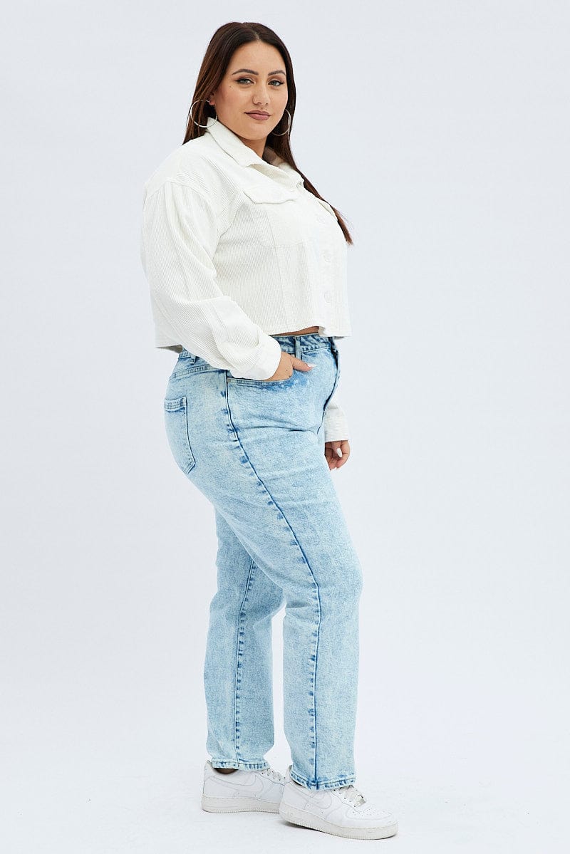 Denim Mom Denim Jeans High Rise