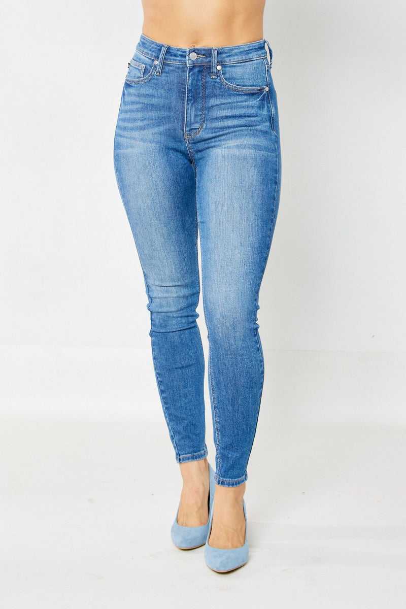 Judy Blue High Rise Tummy Control Classic Skinny Denim Jeans 88799