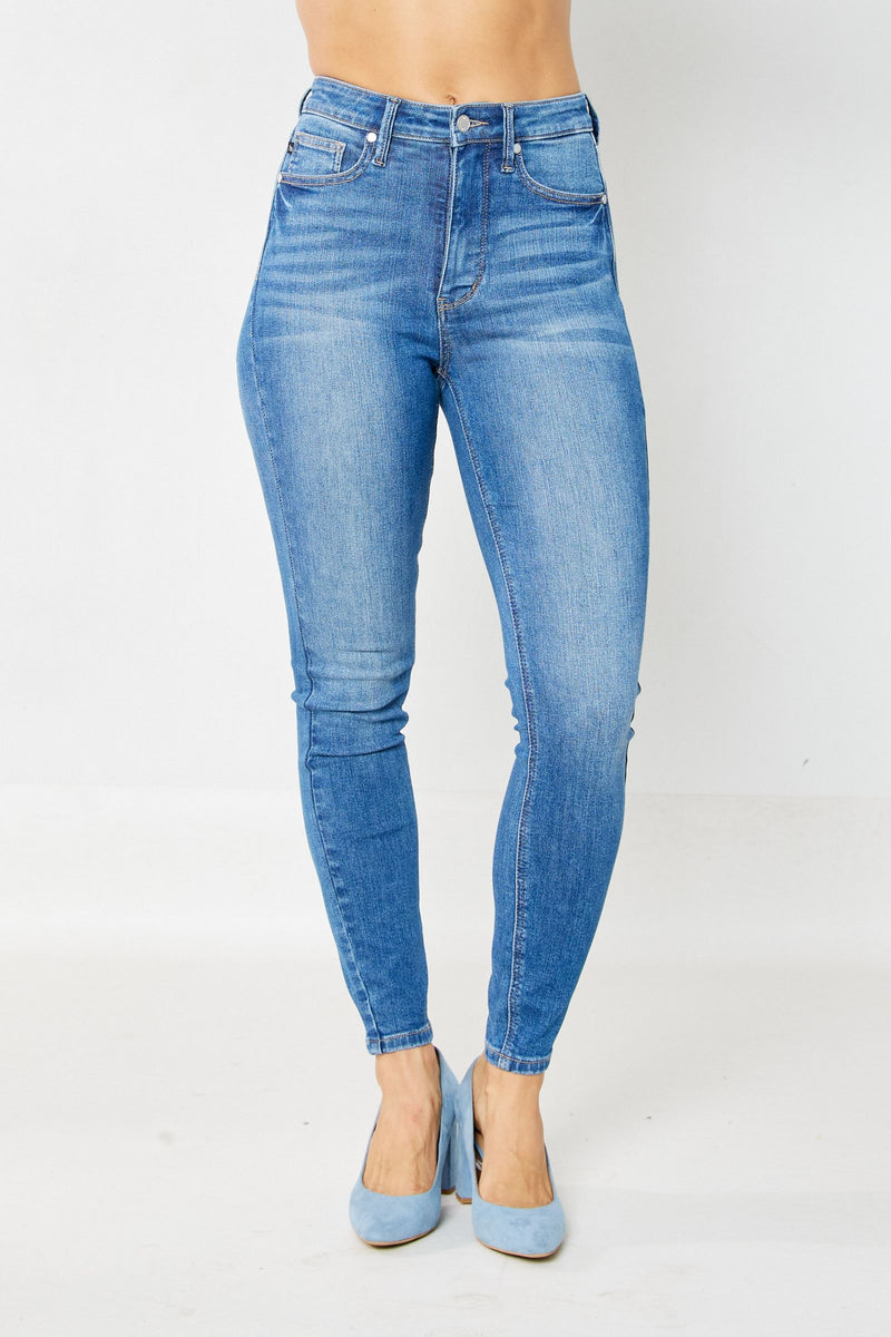 Judy Blue High Rise Tummy Control Classic Skinny Denim Jeans 88799