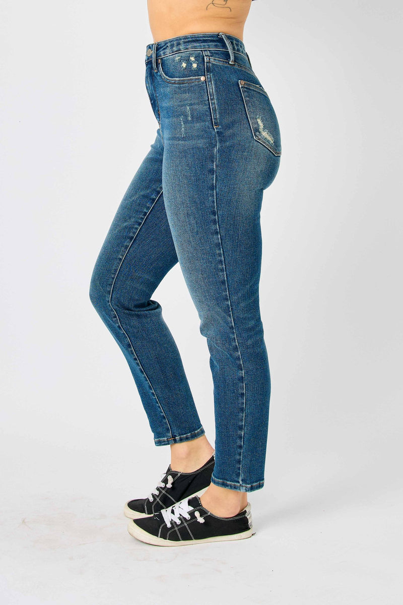 Judy Blue High Waist Tummy Control Slim Denim Jeans 88776