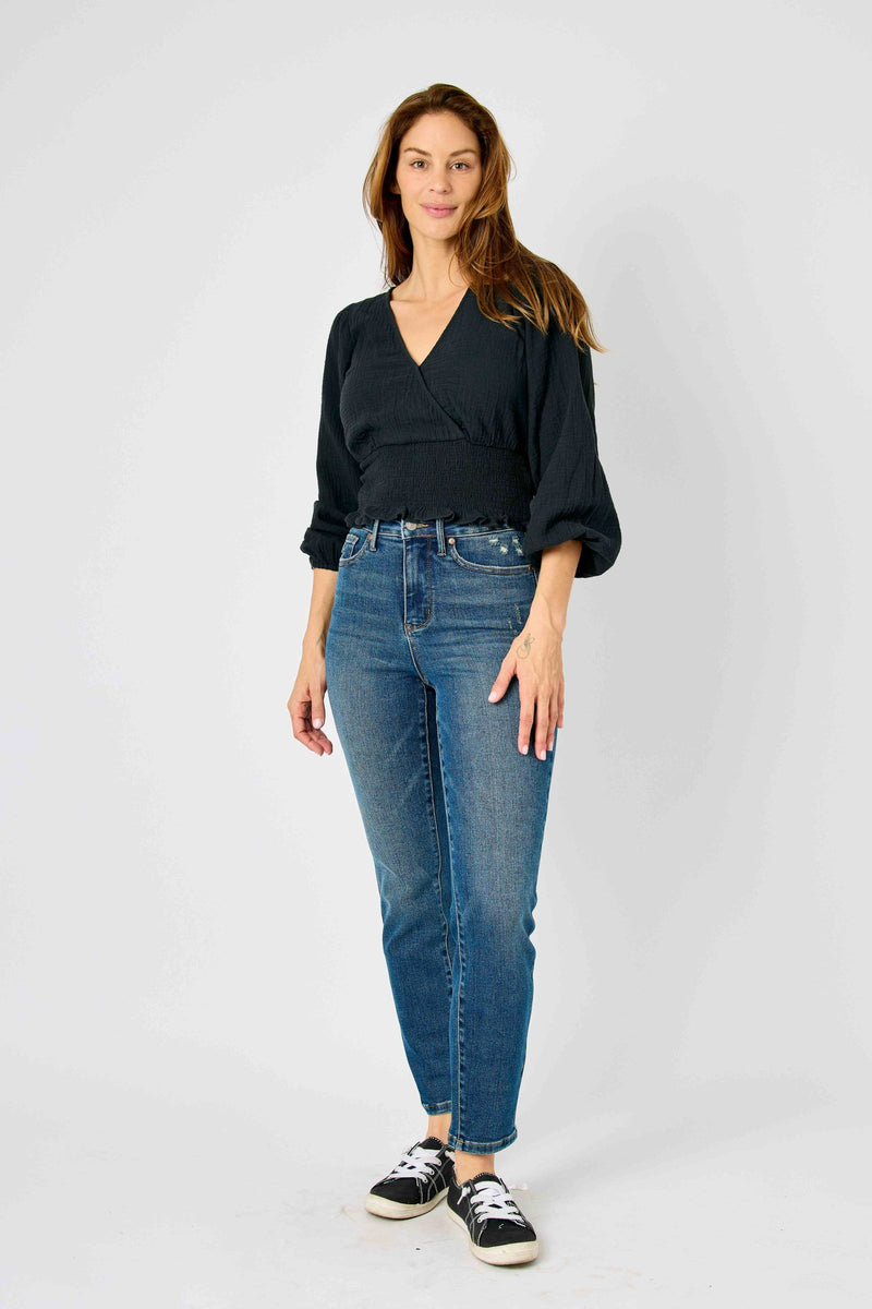 Judy Blue High Waist Tummy Control Slim Denim Jeans 88776