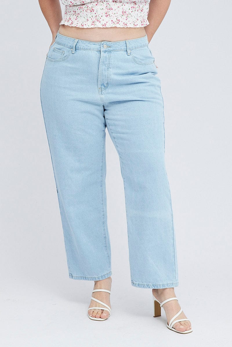 Denim Mom Jeans High Rise