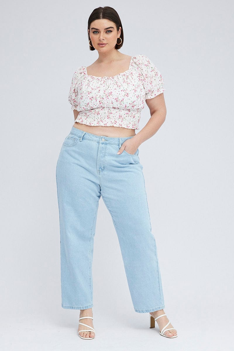 Denim Mom Jeans High Rise
