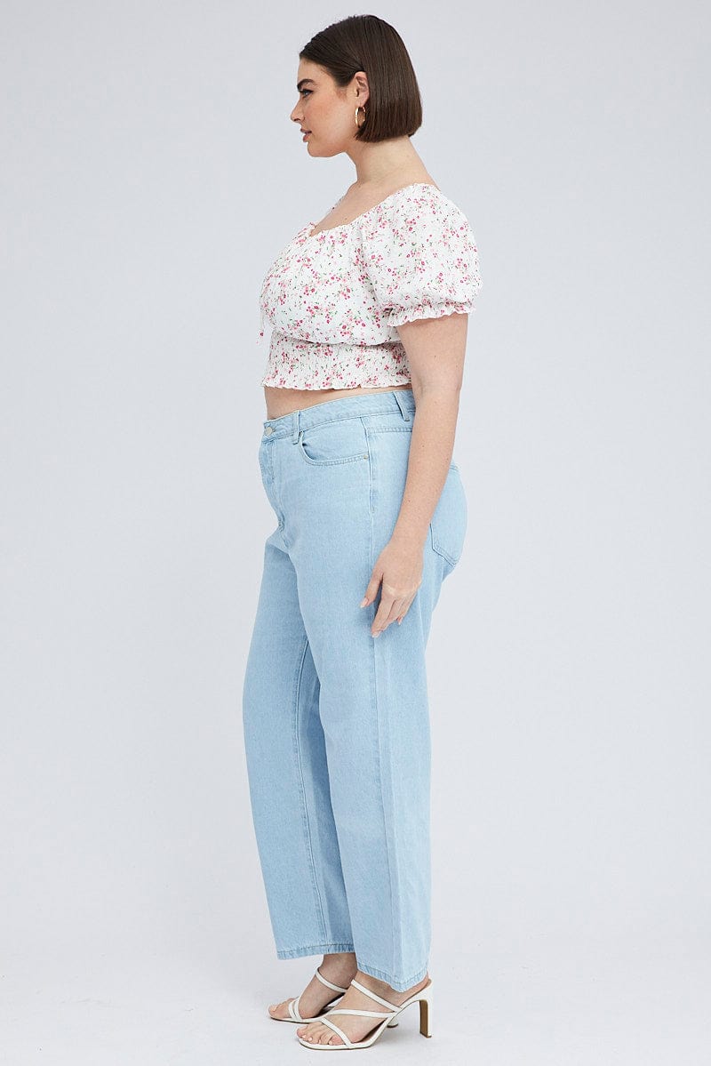 Denim Mom Jeans High Rise