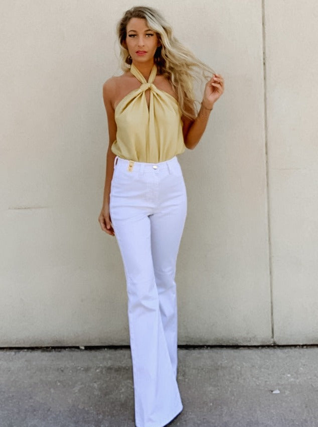 Get On Trend High Rise Flare Denim