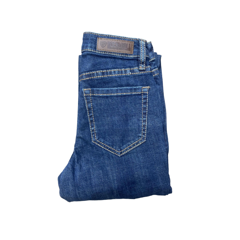 Rock&Roll Women's High Rise Modest Boot Denim Jeans BW1HD04760