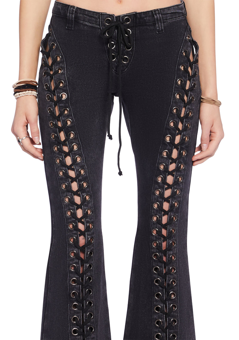 Wild Wanderer Flare Jeans - Black