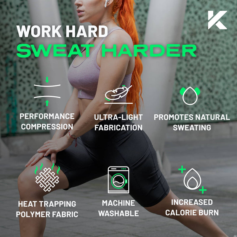 Women's Athletic Sauna Biker Shorts
