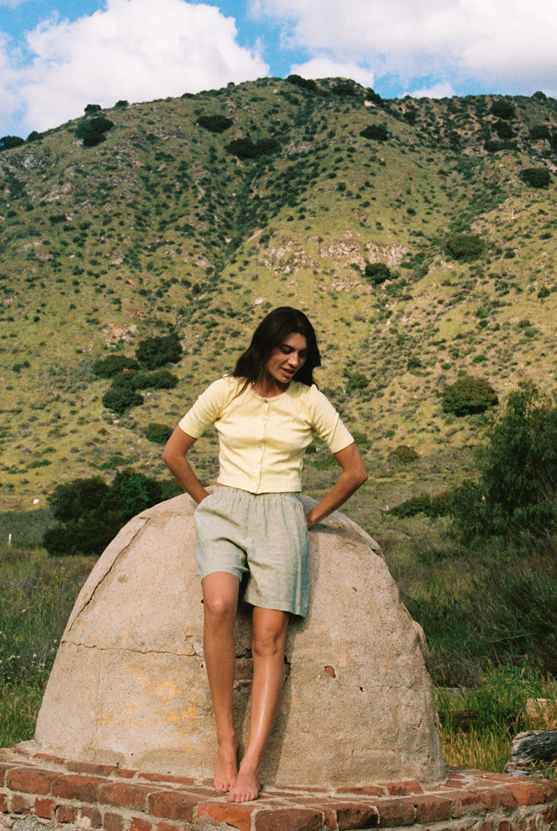 Linen Simple Short