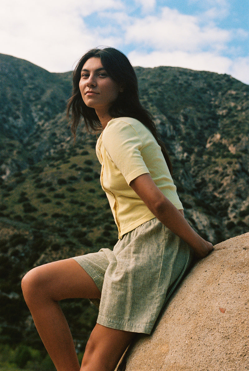 Linen Simple Short