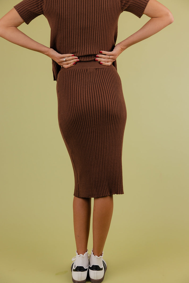 Rachel Green Ribbed Skirt