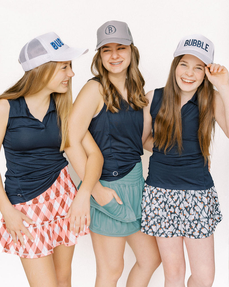 Ruffle Skirt Print - Capri