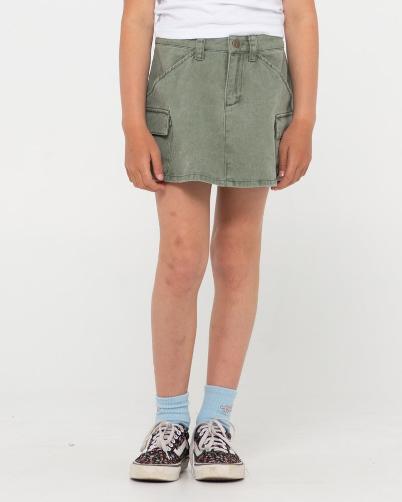 Brooks Low Rise Twill Cargo Skirt Girls