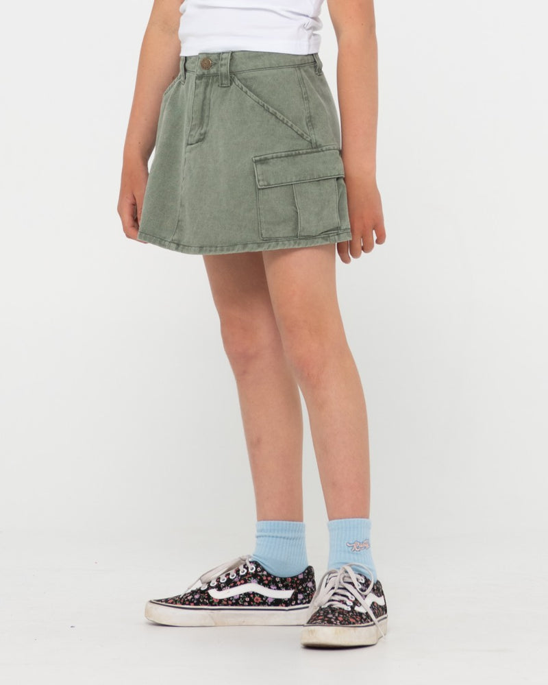 Brooks Low Rise Twill Cargo Skirt Girls