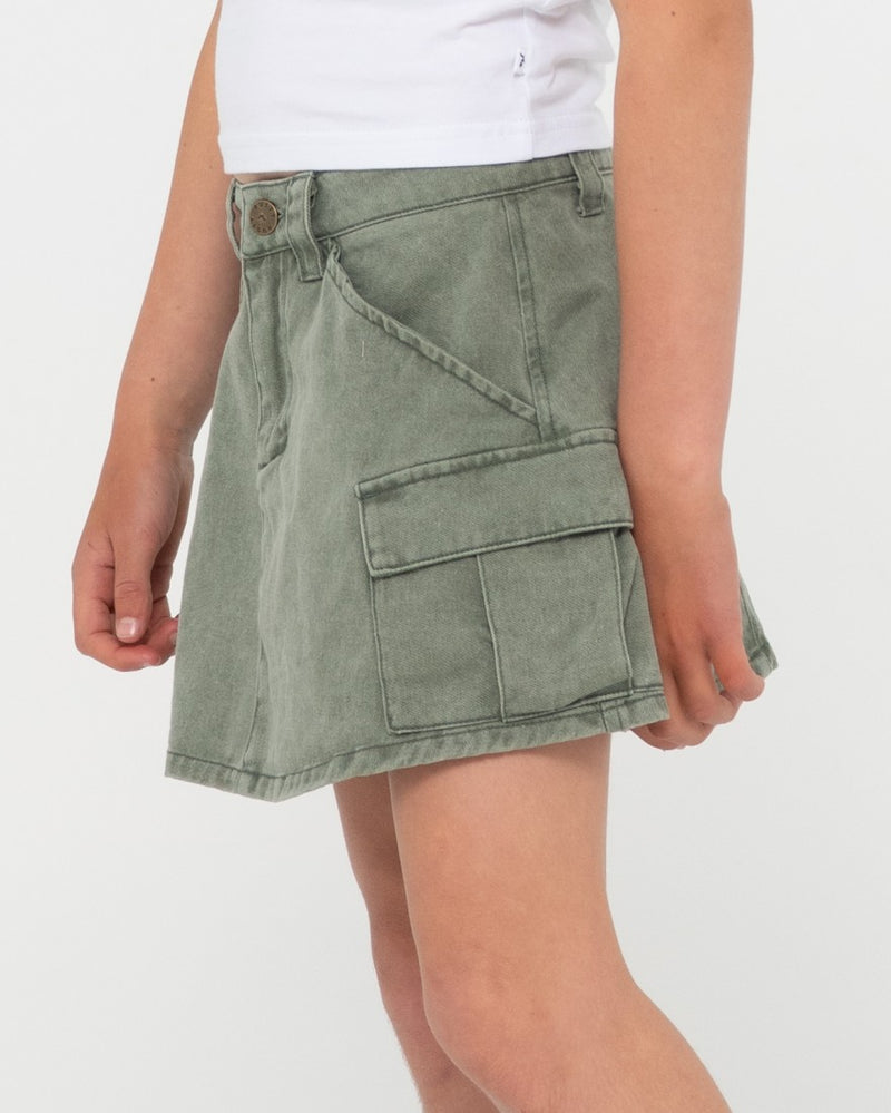 Brooks Low Rise Twill Cargo Skirt Girls