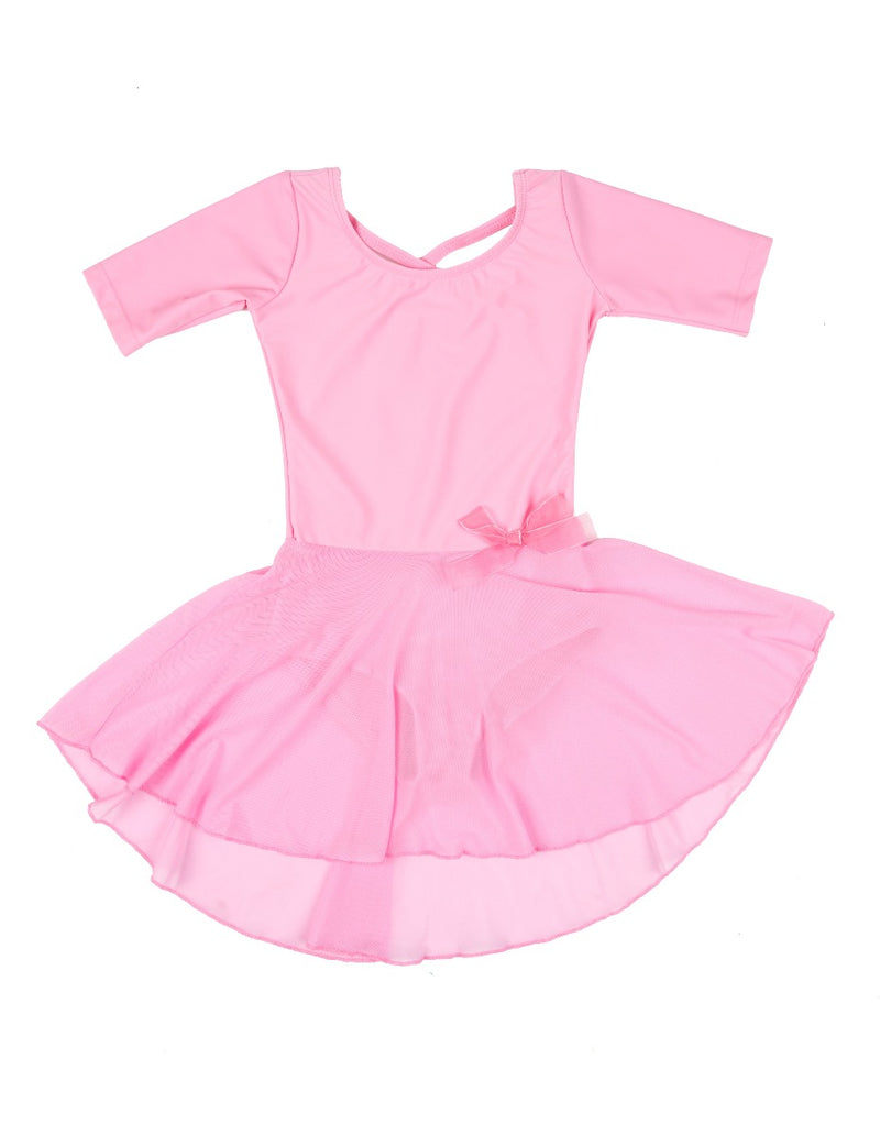 Short Sleeve Skirt Leotard