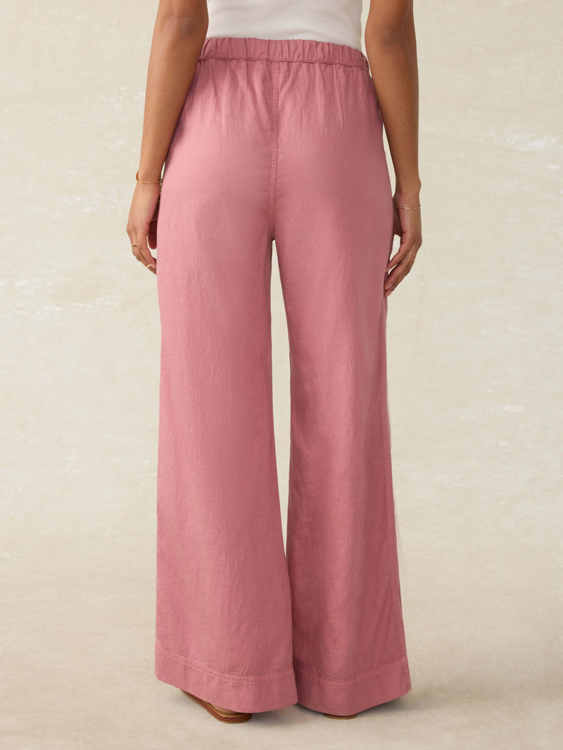 Topanga Drape Pant - Withered Rose