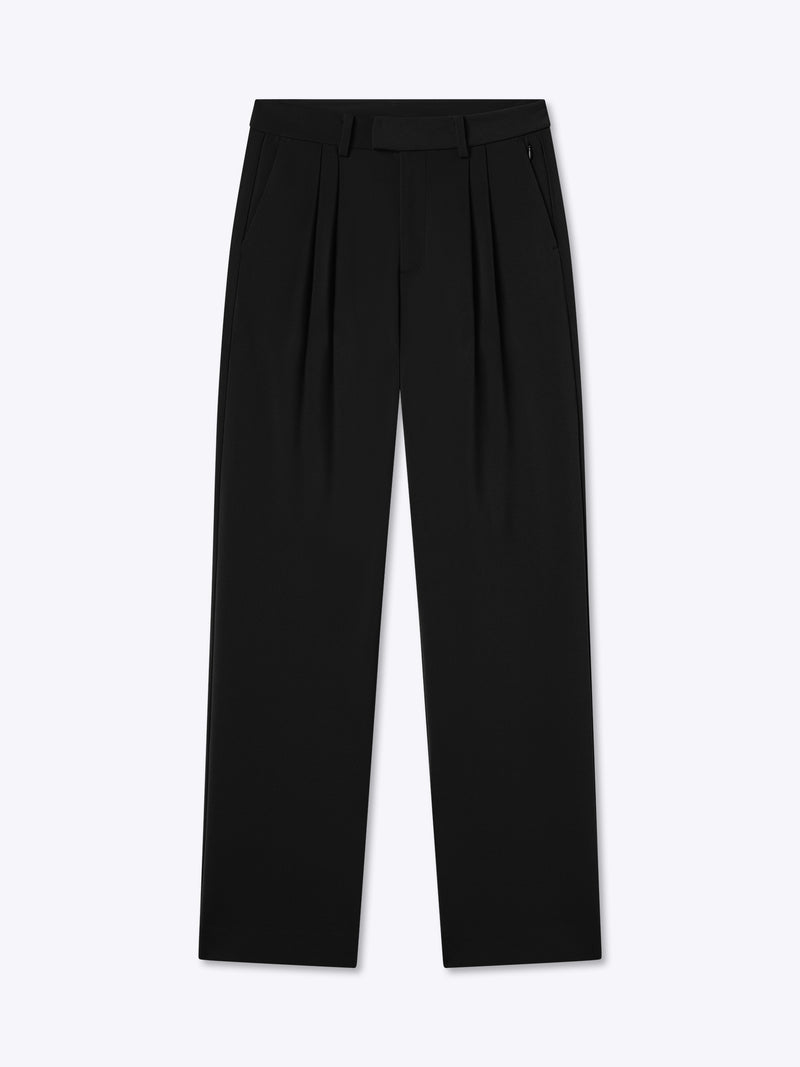 Essential Pant | Black Relaxed-fit