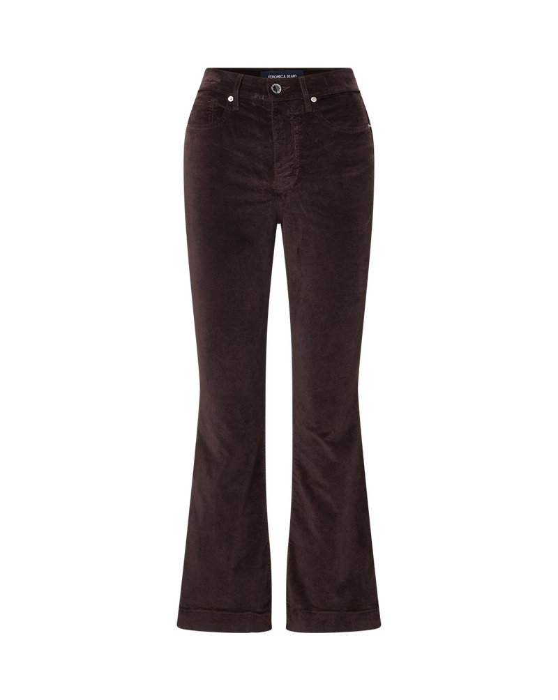Carson Velvet Kick-Flare Pant