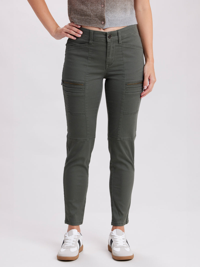 Blaire Utility Zip Skinny Pant