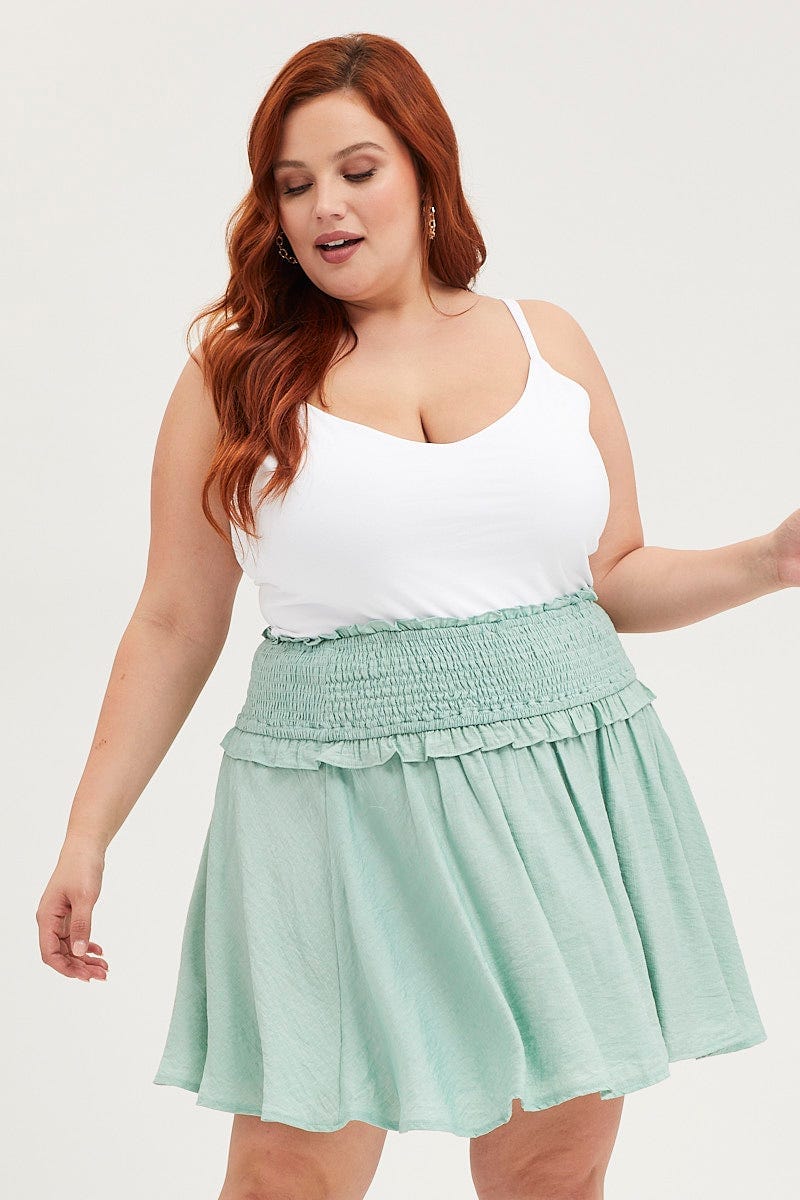 White Singlet Top V-neck Cotton