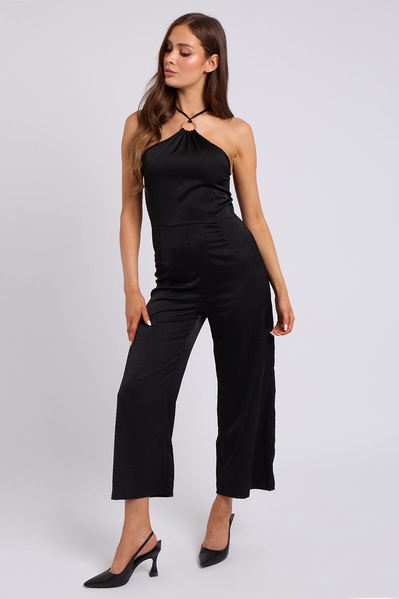 Halter Neck O Ring Jumpsuit