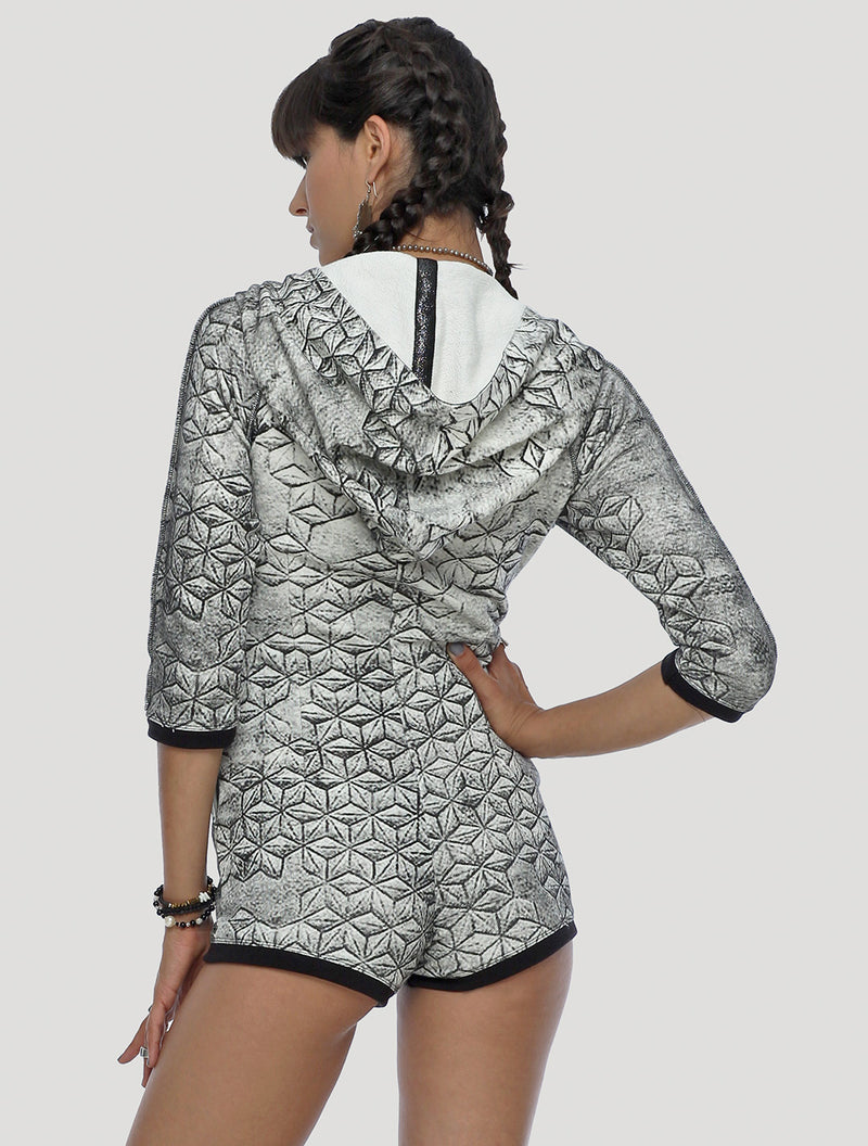 Beetle Hooded Jumpsuit
