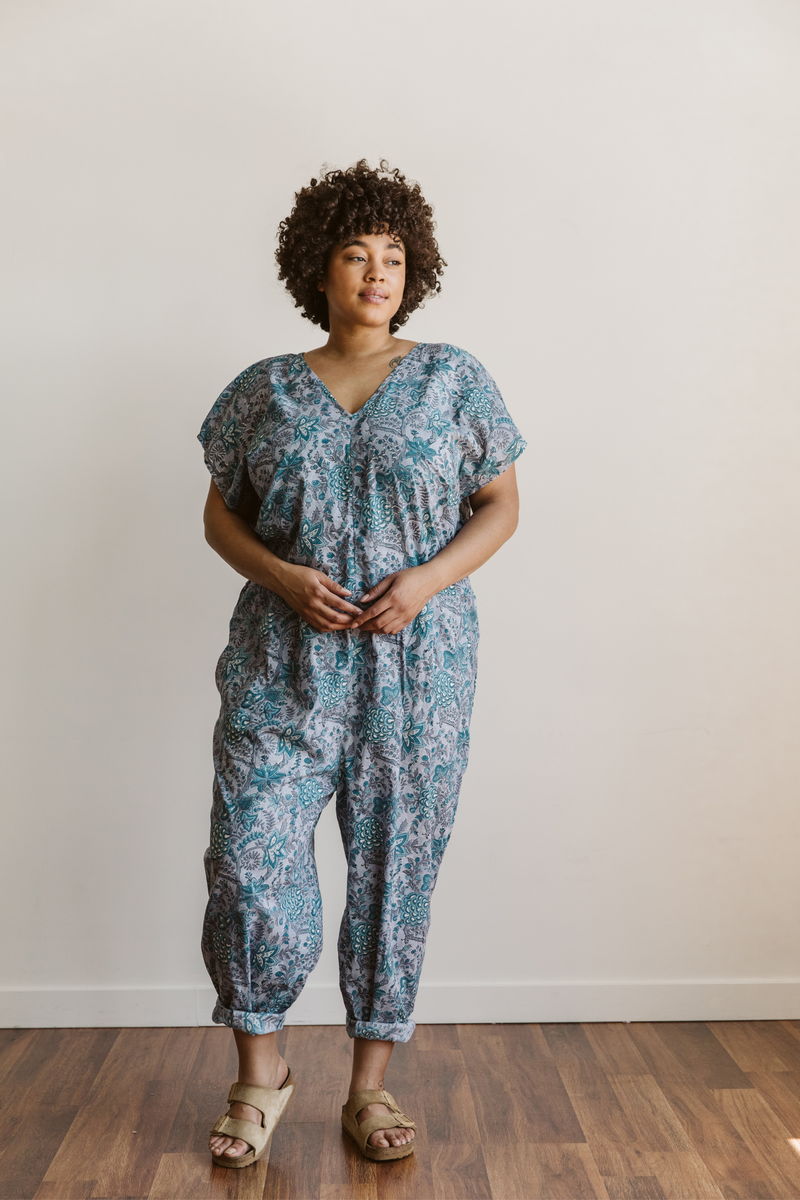 The Ada Jumpsuit - Block-Print