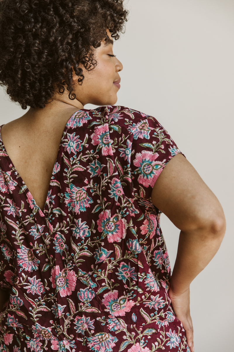 The Ada Jumpsuit - Block-Print