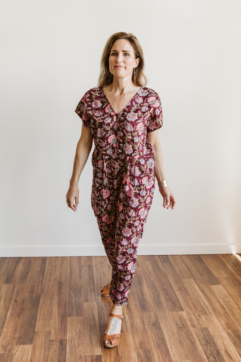 The Ada Jumpsuit - Block-Print