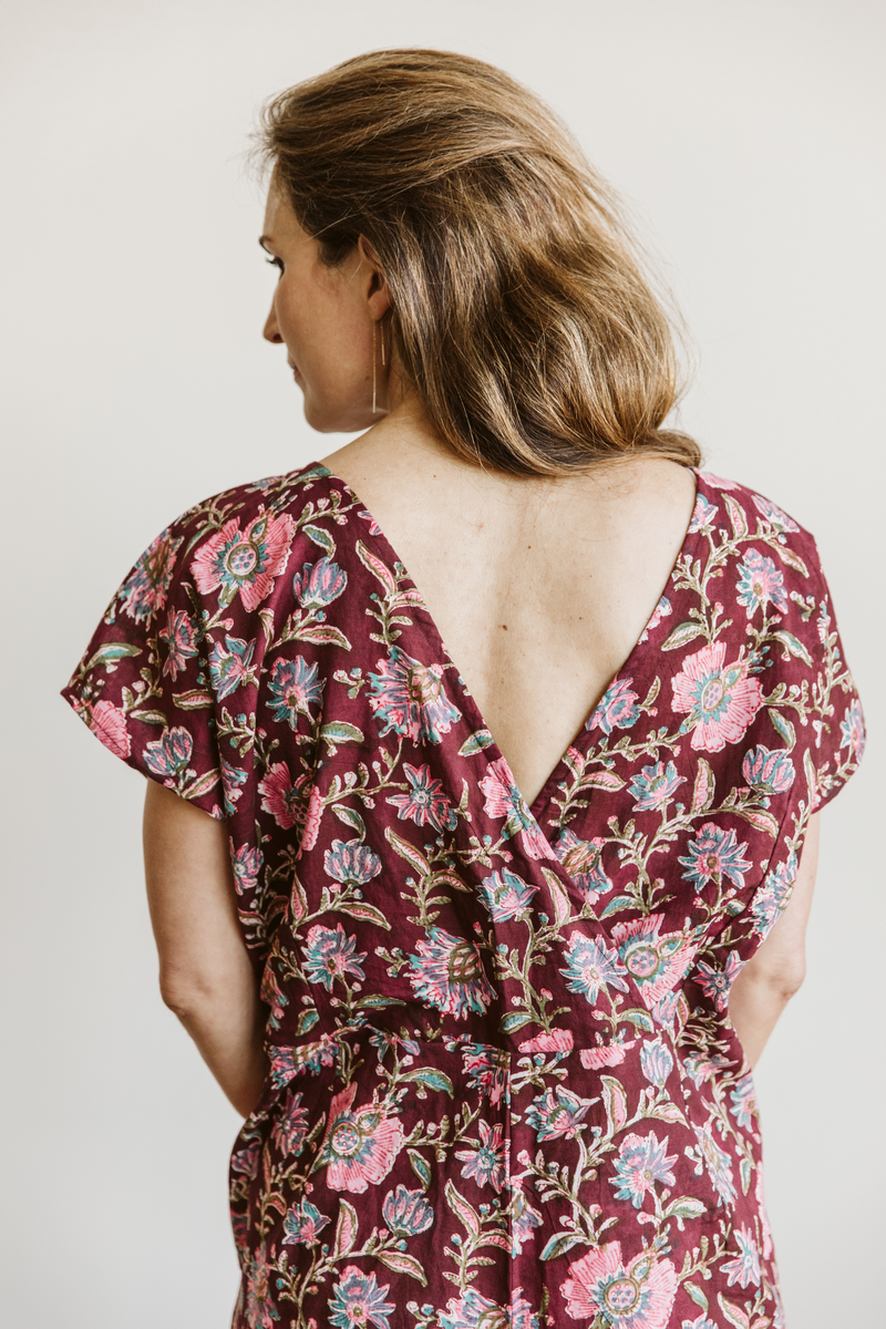 The Ada Jumpsuit - Block-Print