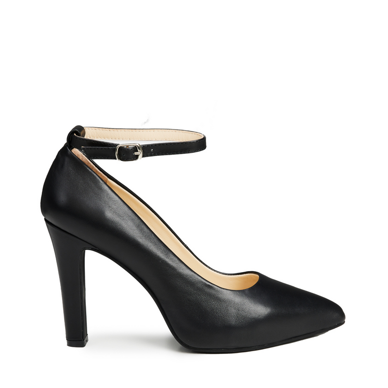 Maya Leather High Heel Pointed Toe Pumps