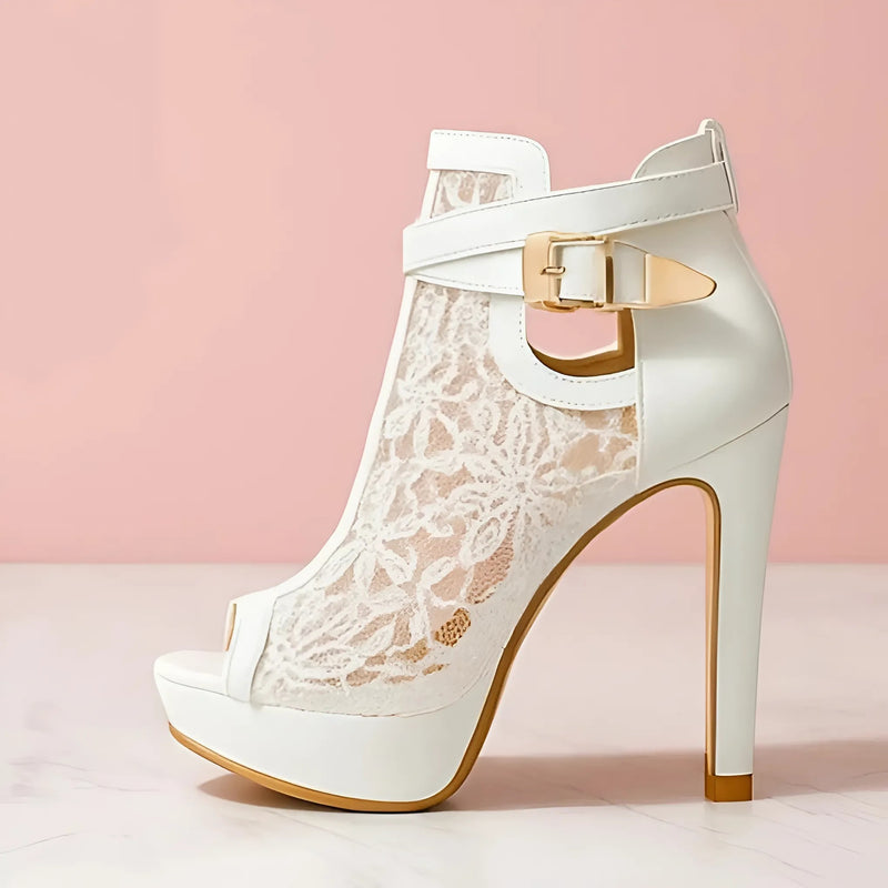 Zeva Lace Heels
