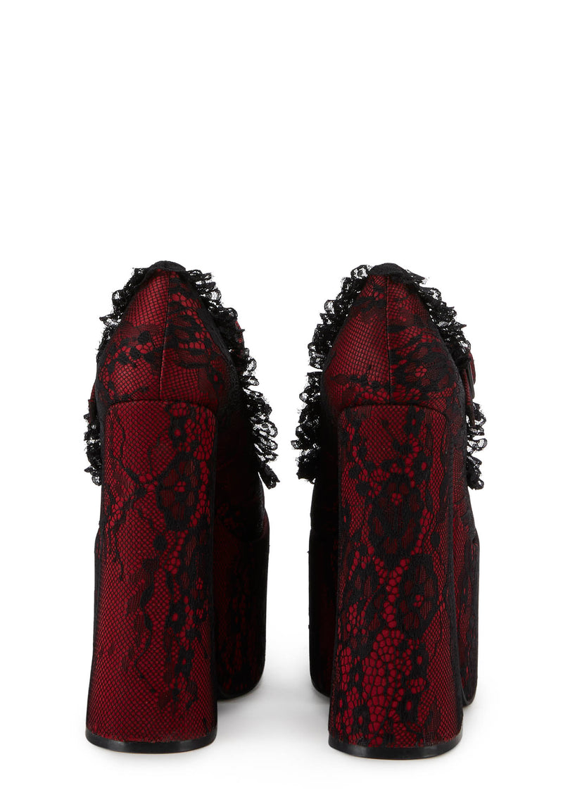 Lover's Anonymous Platform Heels