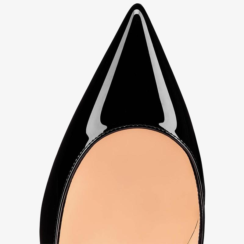 Patent Leather Pointed Pumps 80 mm Heel
