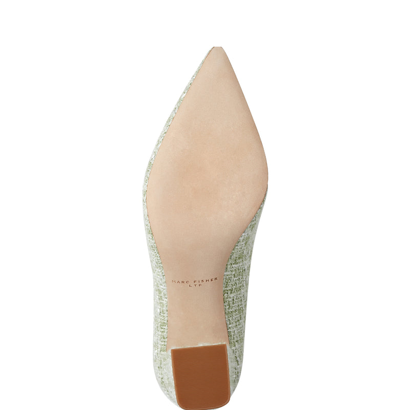 Zala Block Heel Pointy Toe Pump