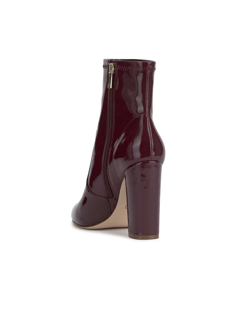 Narelle Pointed Toe Bootie in Berrilicious