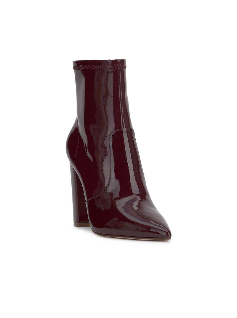 Narelle Pointed Toe Bootie in Berrilicious