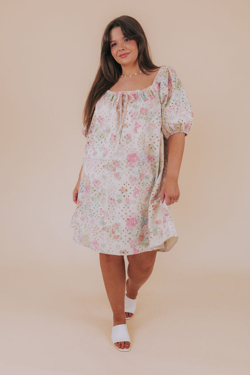 PLUS SIZE - Love In Springtime Dress