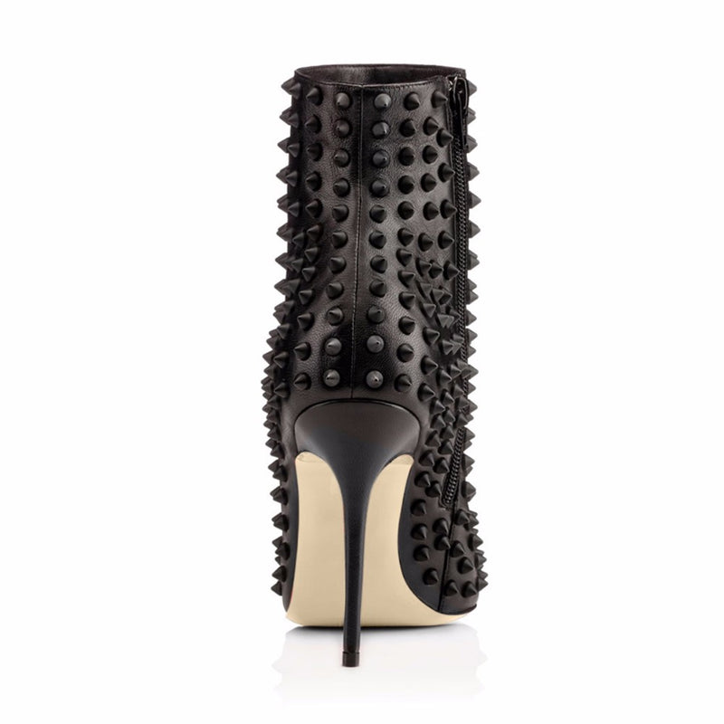 Read - Black, Red and Slanderous Drag Queen Boots - Plus Size
