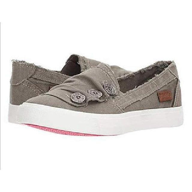 Vintage Canvas Slip-On Sneakers for Women - Plus Size Comfortable Daily Walking Shoes