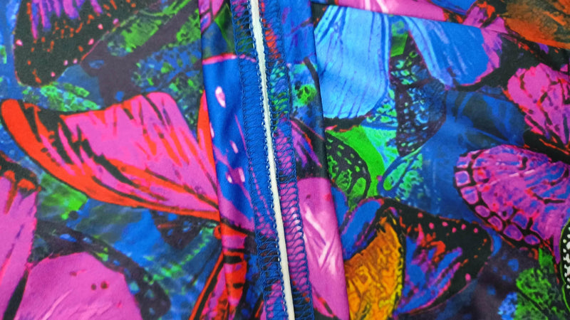 Plus Size Butterfly Print Slip Romper, Casual Sleeveless Pockets Romper, Women's Plus SizeClothing