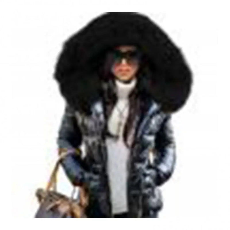 Warm Winter Jacket Zipper Jacket Coat Women Parka Plus Size Coats 2020 Down Clothes Faux Fur Hood Pocket Parkas Jackets Woman